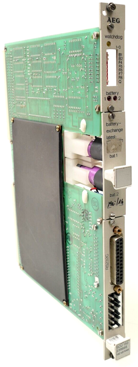 AEG Watchdog SCU 150 Memory Module 192kB RAM | Rev. 05 | 6051-042.239666