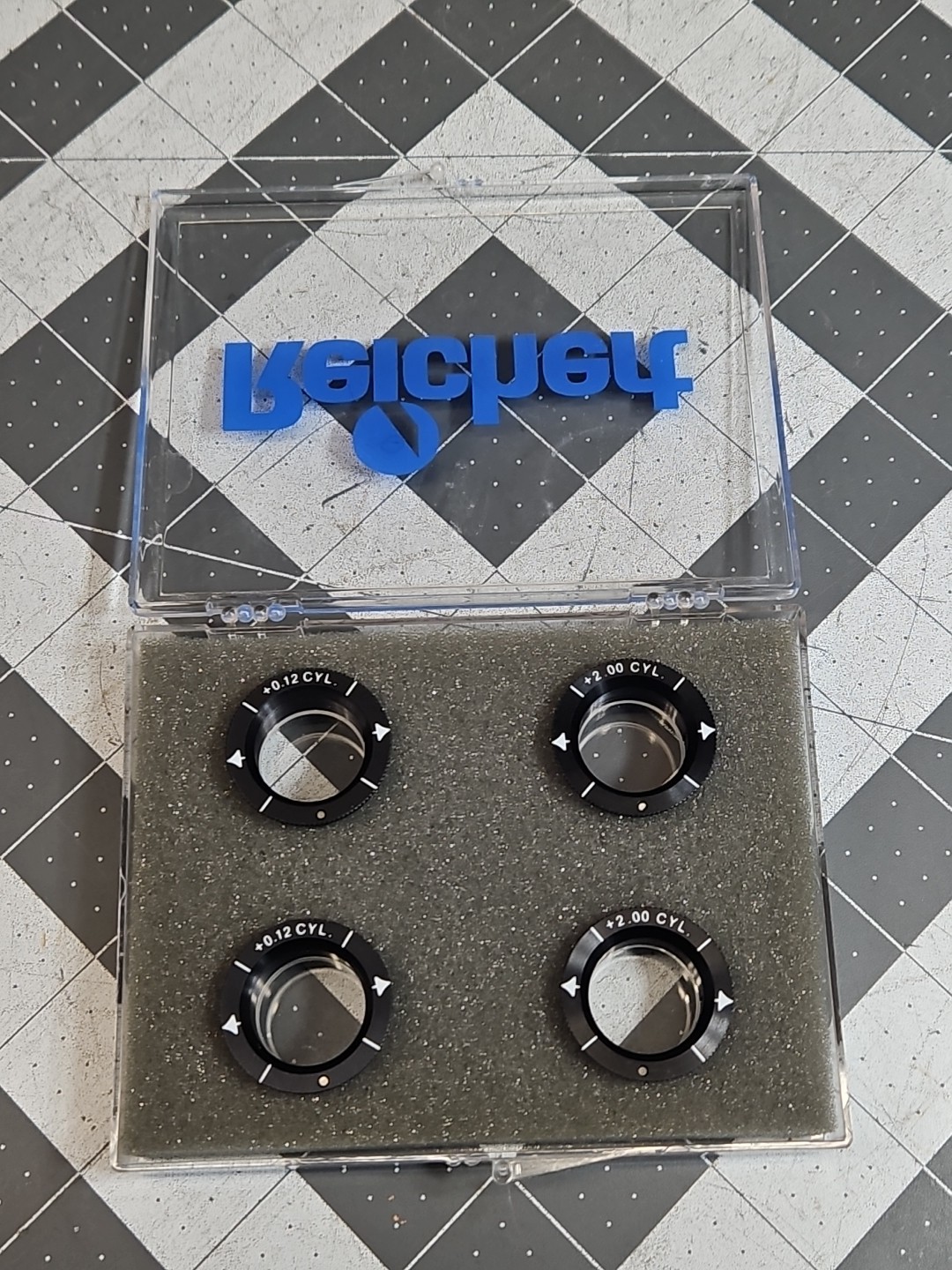 Reichert Auxillary Plus Cylinder Lenses for Refactor/Phoroptor +2 PLUS CYLS +.12