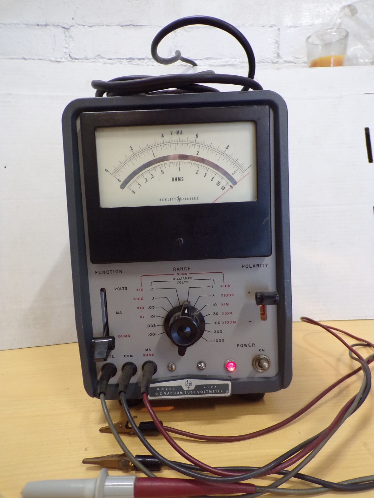 HP Model 412A DC Vacuum Tube Voltmeter