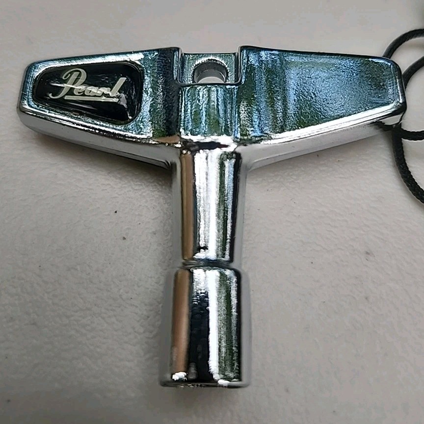 PEARL DRUM TUNING KEY w/ Packaging - CHROME