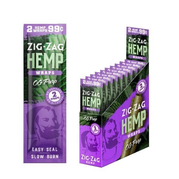 FULL BOX ZIG ZAG Wrap OG PURPLE 25 PACKS Total 50 Count
