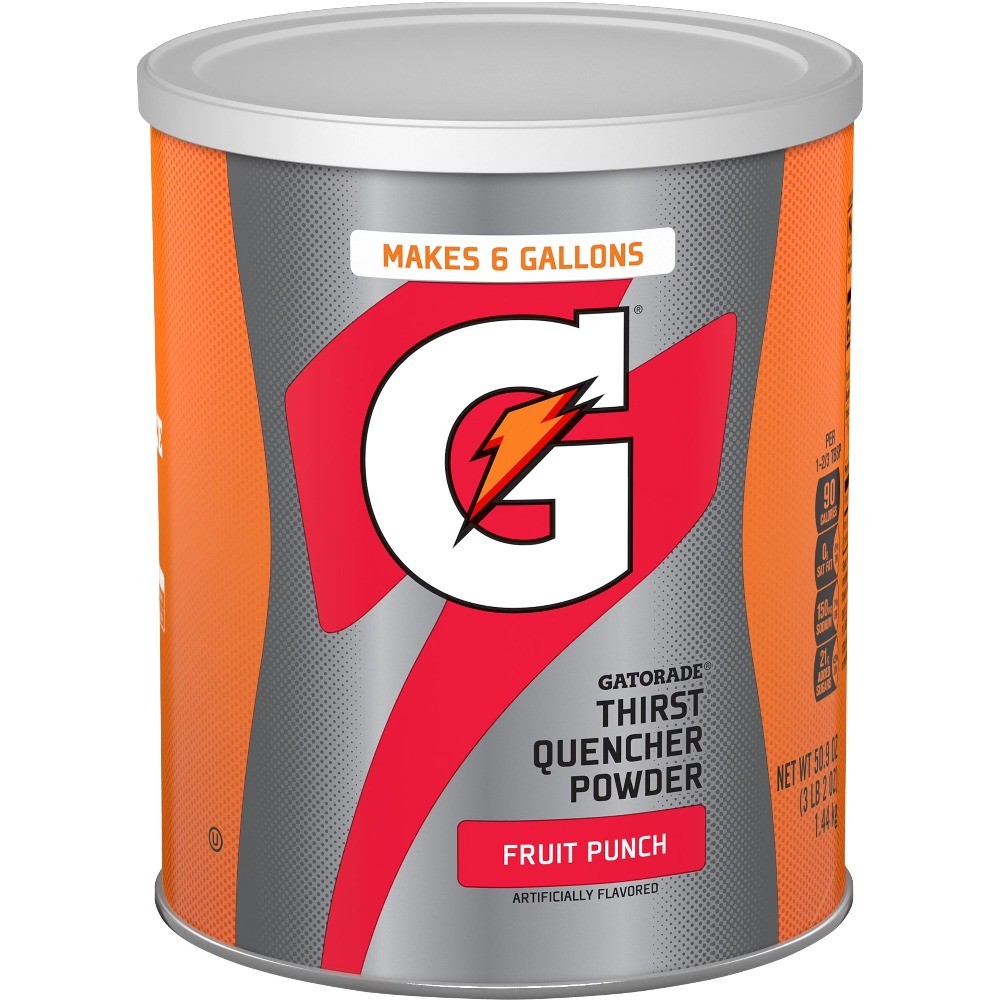 Thirst Quencher Fruit Punch, Powdered Energy Drink Mix, 50.9 oz, 1 Count