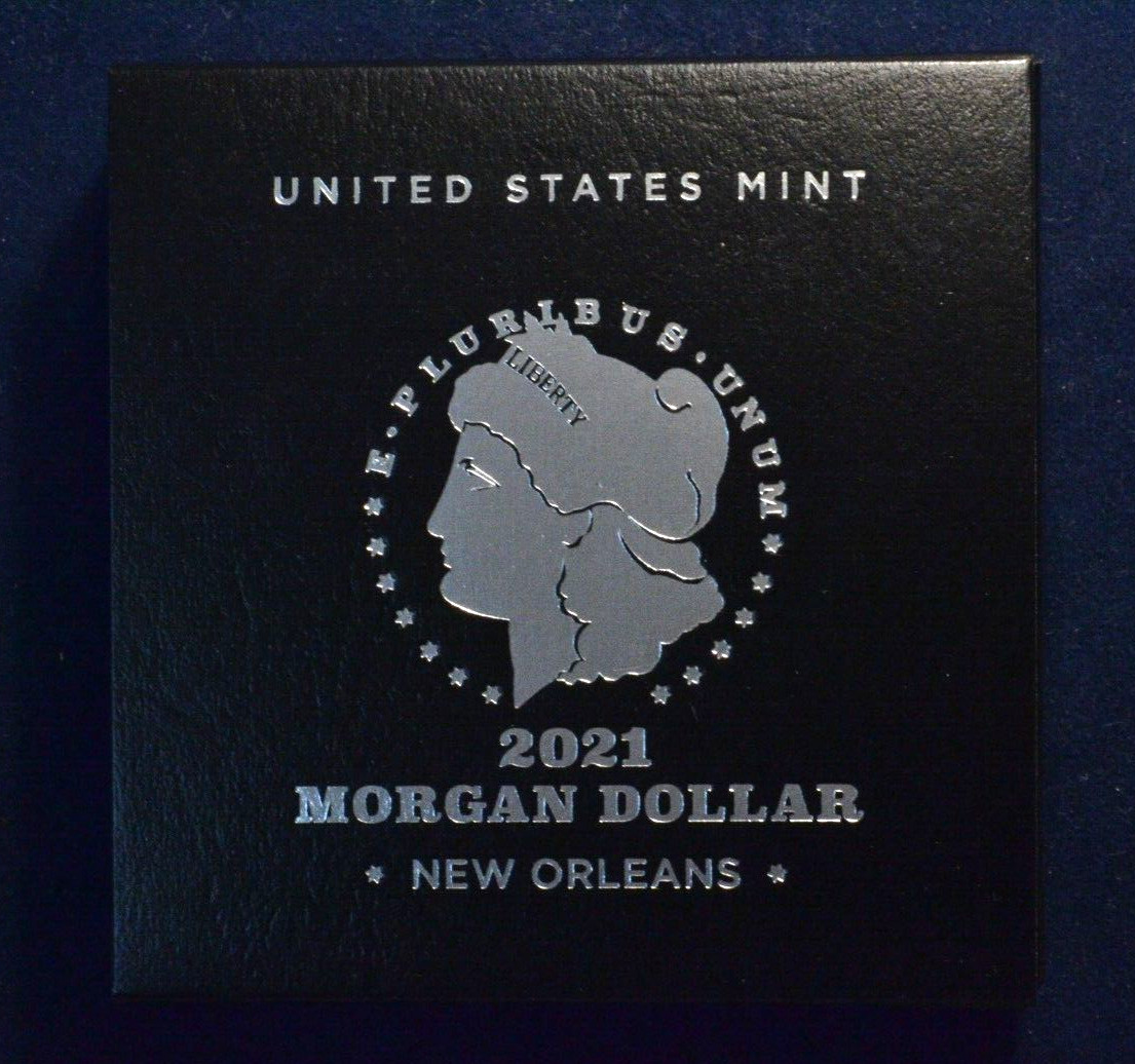 2021 O Morgan Dollar Empty Box No Coin with COA and Air Tight Capsule