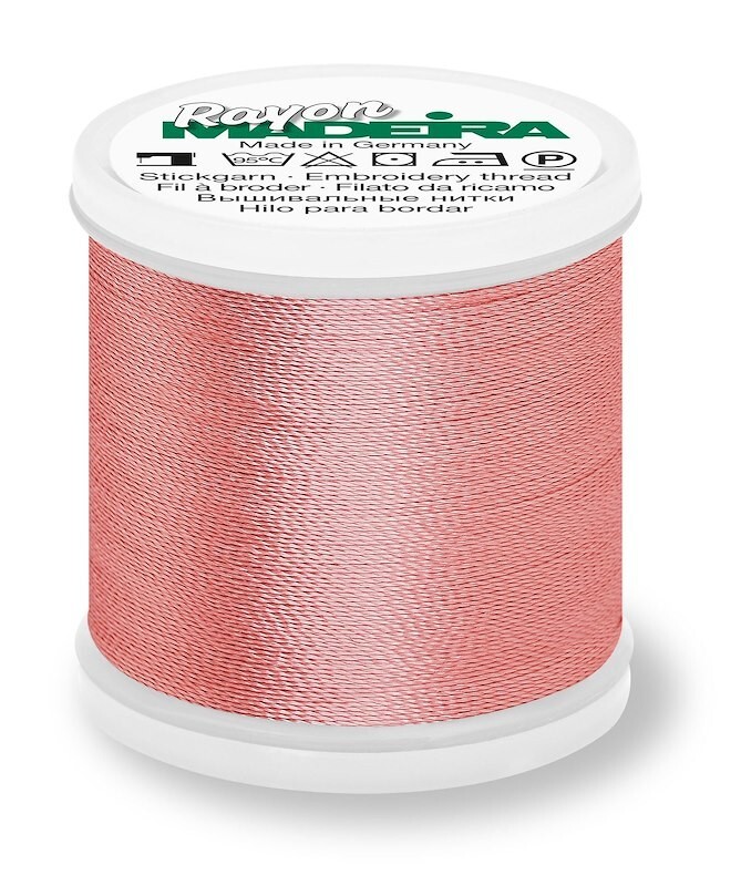 Madeira Rayon 40 machine embroidery thread 1000m spool color 1020 dark peach
