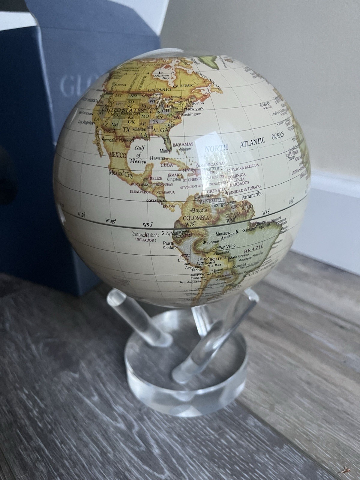 Mercury Globe 4.5” Rotating Solar Planet Model with Realistic Surface Detail