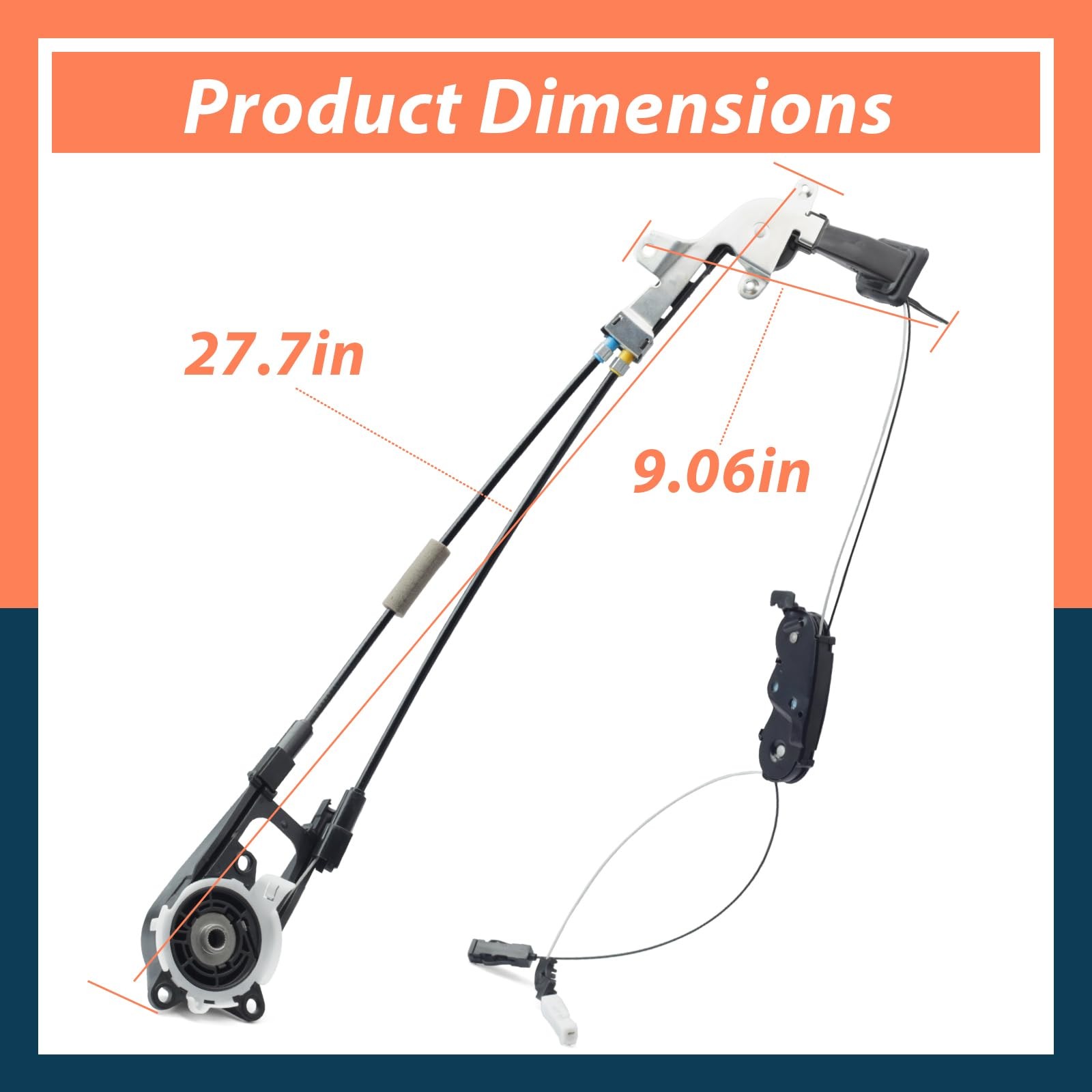 Rear Left Driver Side Power Sliding Door Cable Replacement 85016-08011