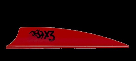 Bohning X3 Vane 3" Shield Cut Vanes  Select Color of Your Choice  36pk