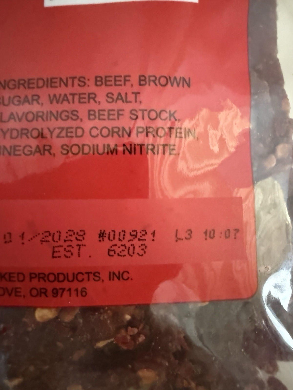 Old Trapper Hot & Spicy Beef Jerky-10 Ounce Bag-New In Sealed Bag-Exp 11/27-1/28