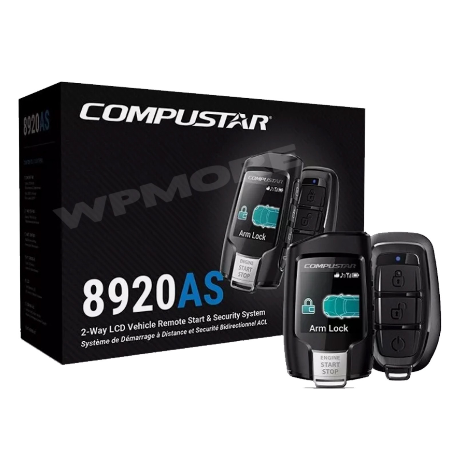 Compustar CS8920-AS 2-Way Remote Start Security + Drone X2-MAX + Blade-AL