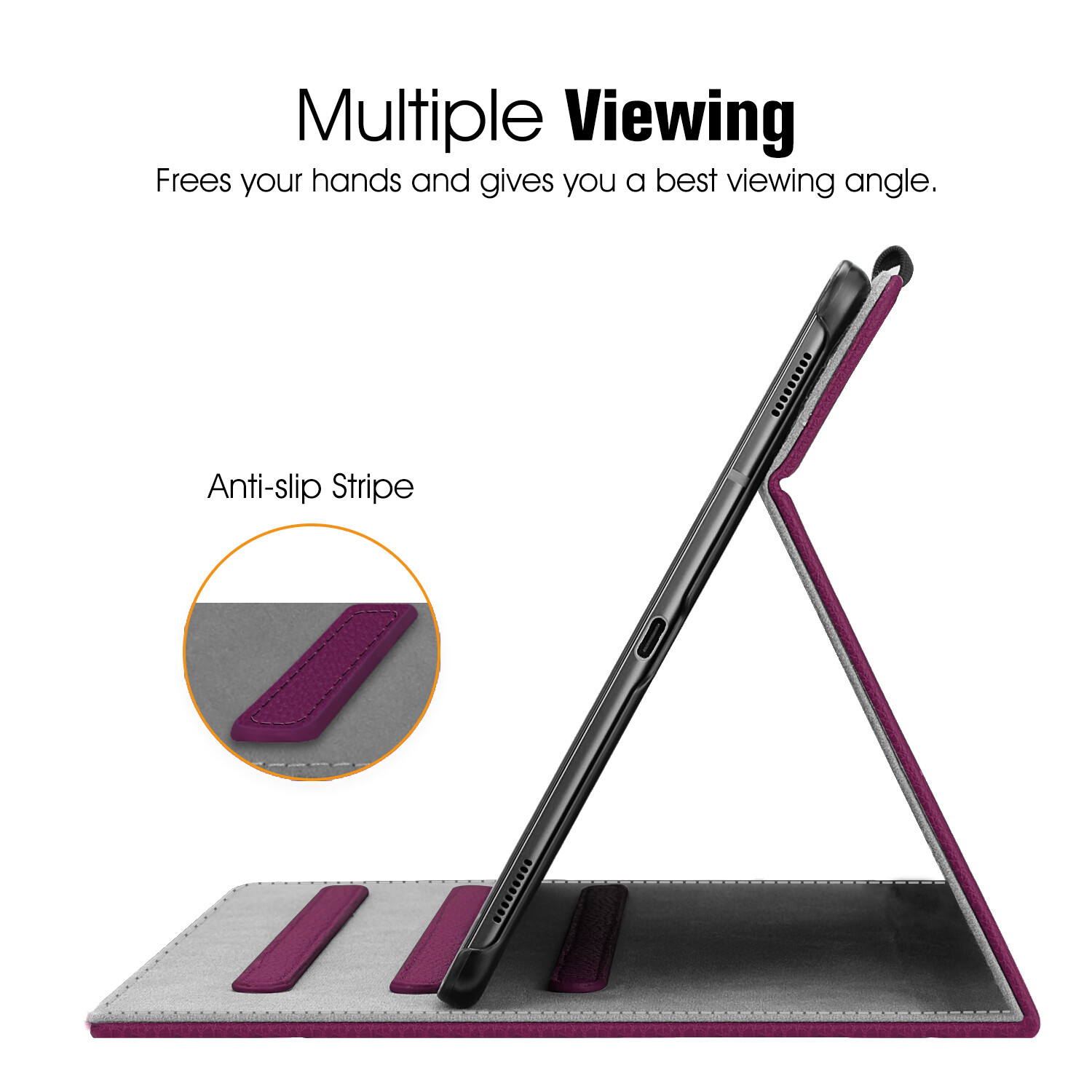 For Samsung Galaxy Tab S5e 10.5 inch 2019 Model Multi-Angle Viewing Stand Case