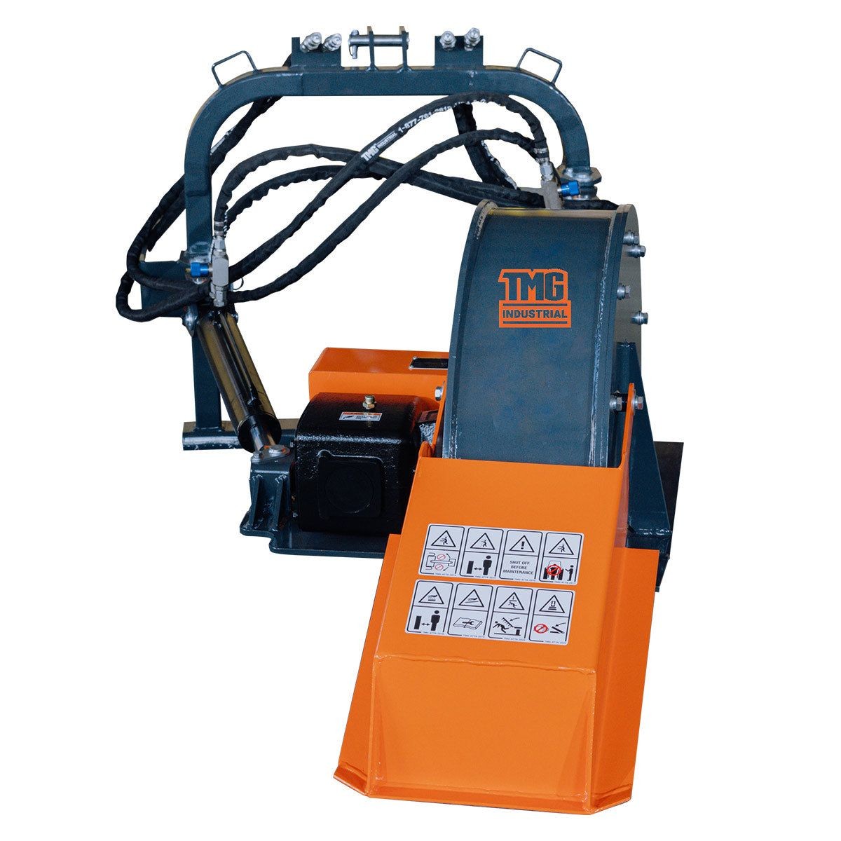 Cat 1&2 3-Point Stump Grinder, 16 Teeth, Steel