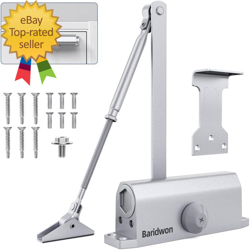 Heavy Duty Commercial Door Close Hydraulic No Slam Adjustable Speed Hold Open