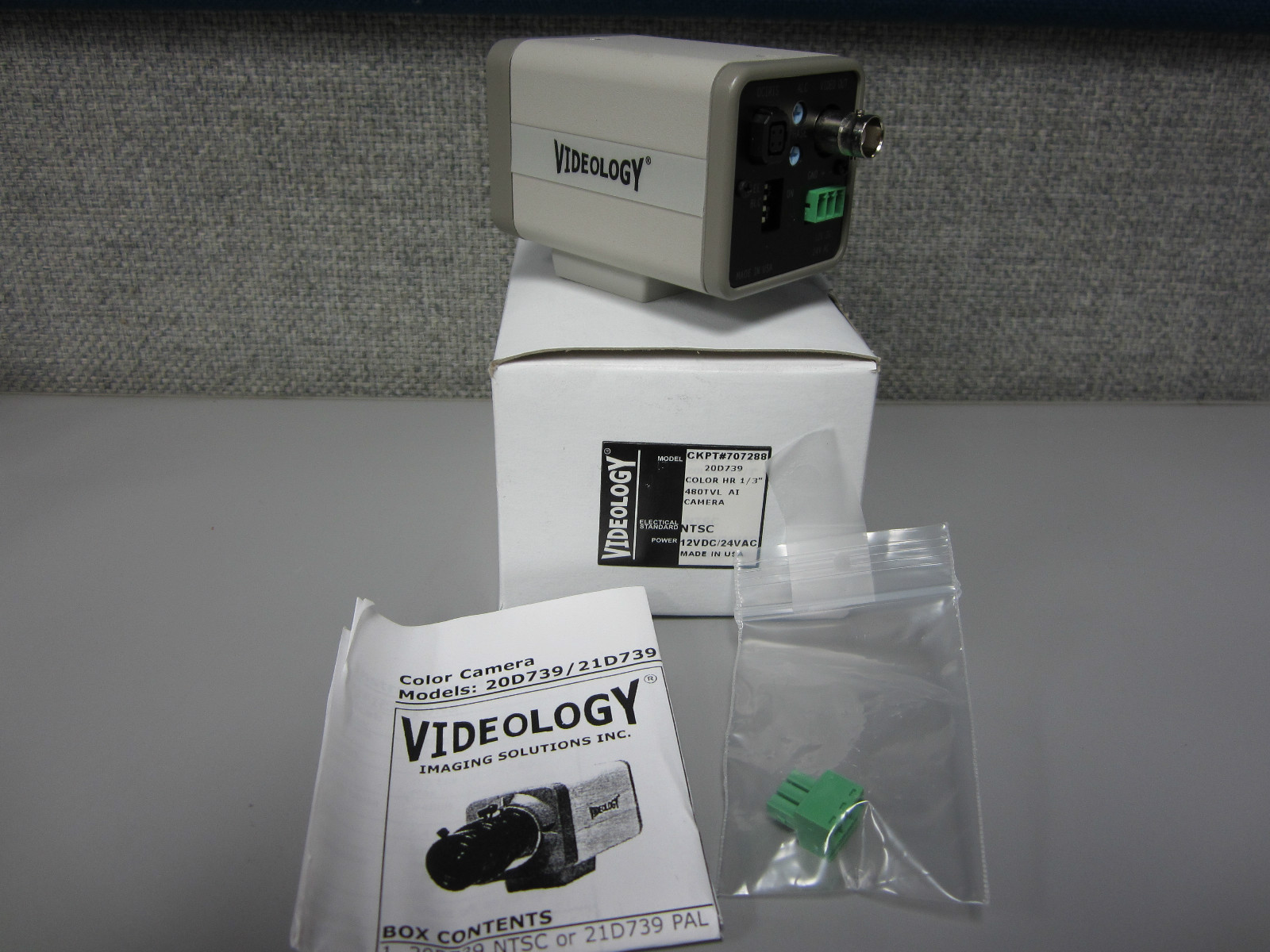Videology 20D739 / 21D739 CKPT#707288 NTSC 12VDC/24VAC