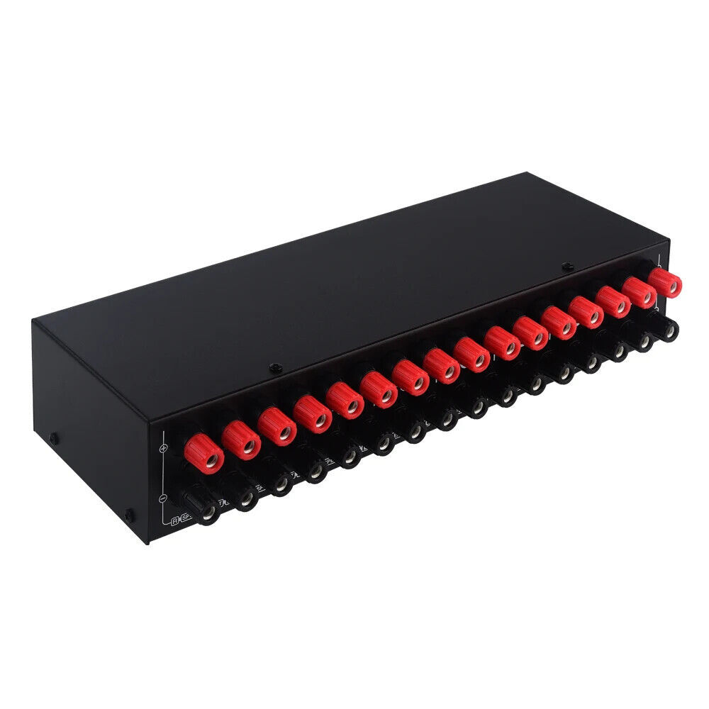1x 4 Input 4 output Power Amplifier Speaker Selector Switcher Speaker Switch New