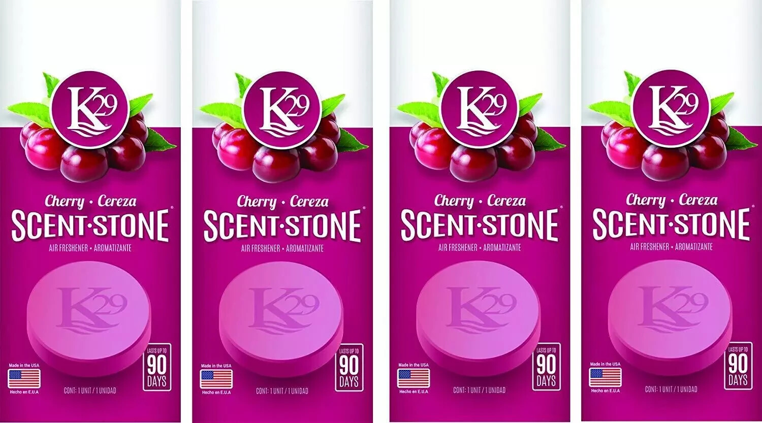 Scent Stones-K29 Keystone Air Freshener - Cherry (4 Stones)