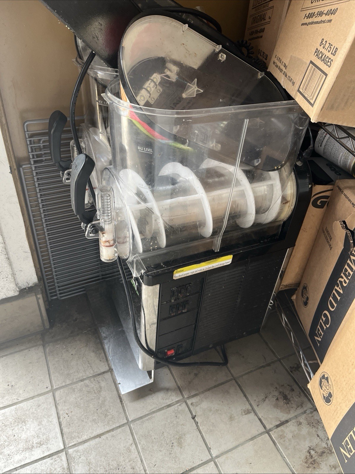 VEVOR 2 Tanks 24L Commercial Frozen Drink Slushy Machine - 24L2300WXRJSG0001V1