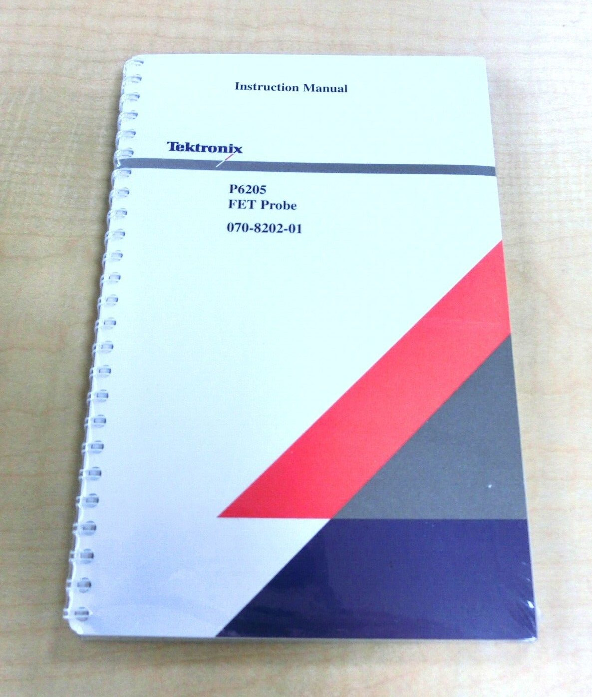 Tektronix P6205 Instruction Manual - Comb Bound - Factory Cellophane Sealed