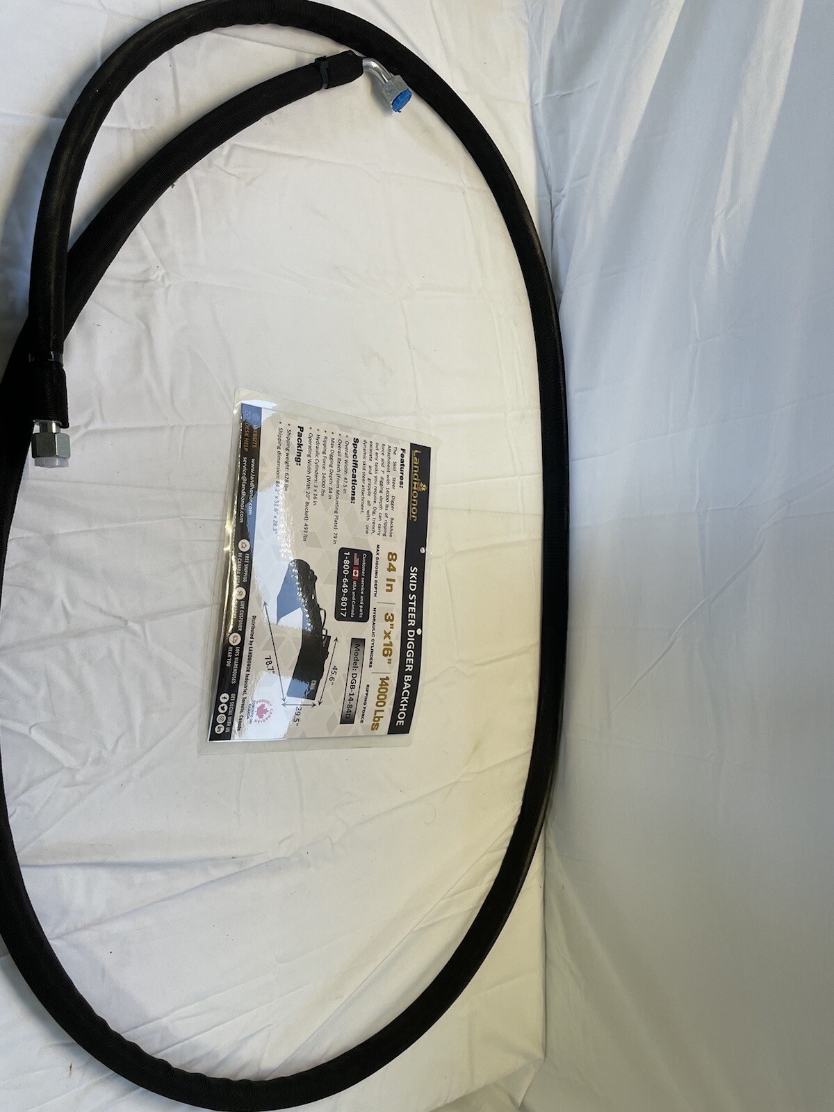 Landhonor Skidsteer Digger Backhoe Hydraulic Hose