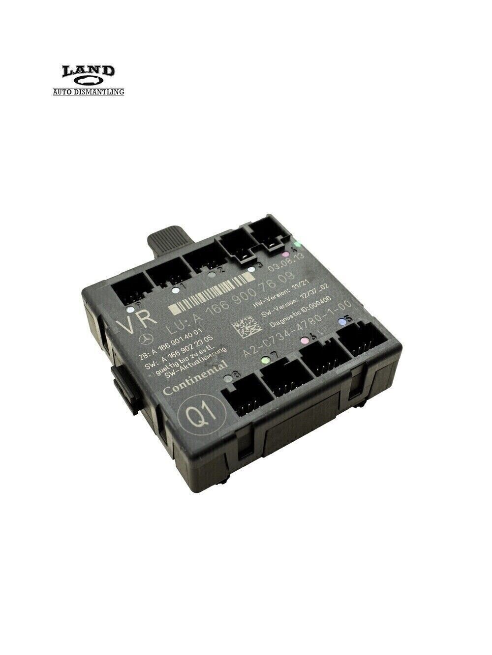 Mercedes X166 GL ML GLE GLS Passenger Front Door Panel Control Unit Module ECU