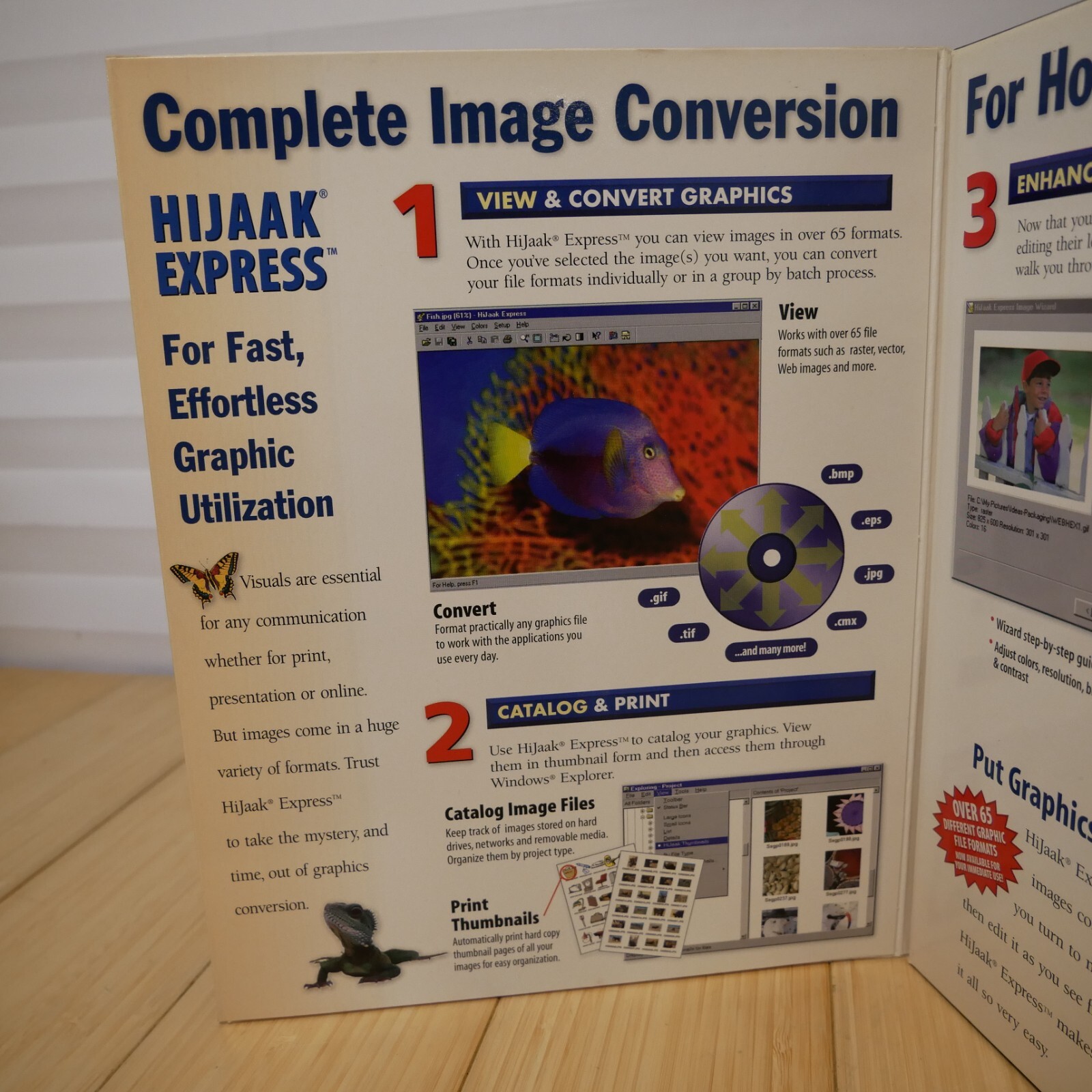 Quarterdeck Hijaak Express Graphics Conversion - Windows 95, 98, NT 4.0 CD-ROM
