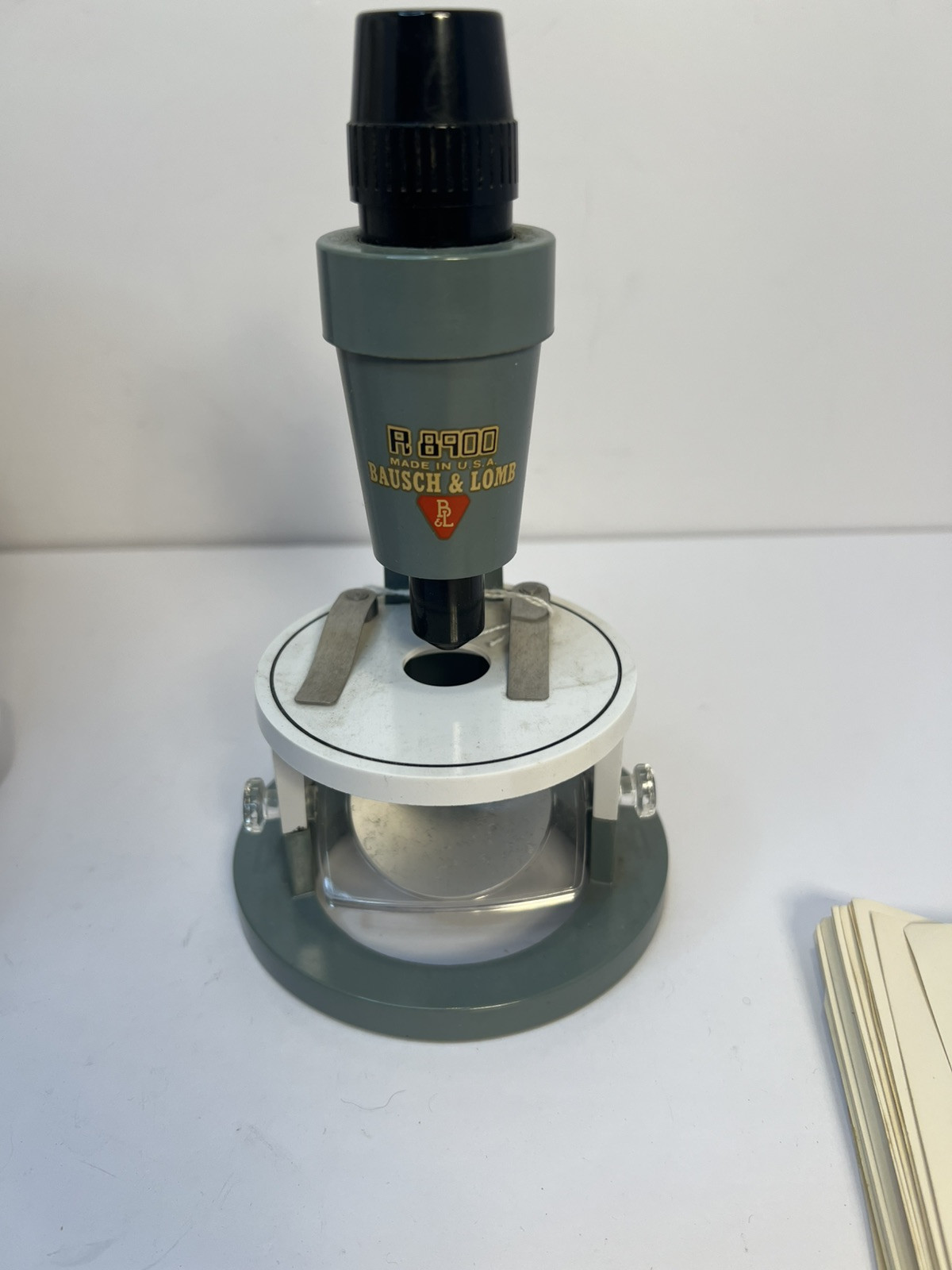 Vintage Bausch & Lomb R8900 Microscope High Image Quality Science Microphone