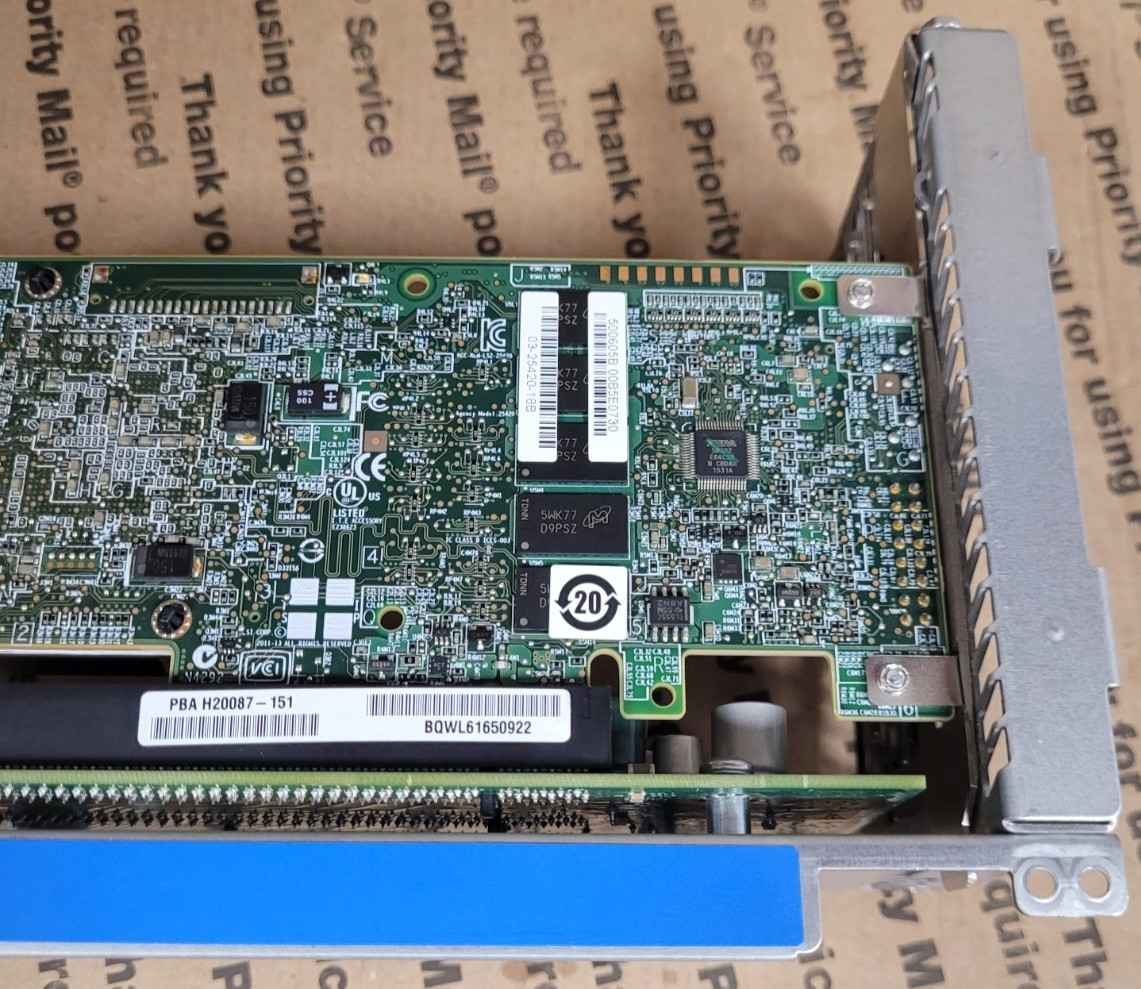 Intel RS3DC080 Raid Controller PBA G98401-250 FullHeight W/H18286-003A RISER