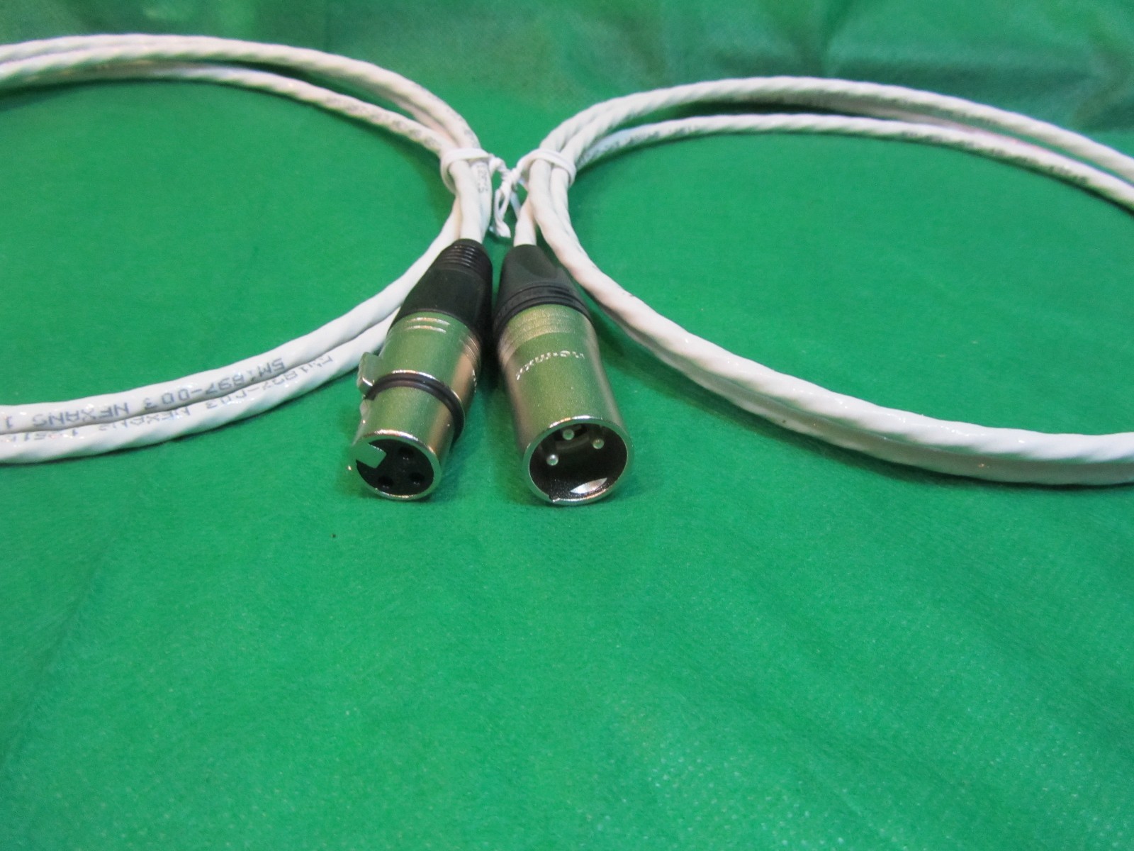3 FT SILVER PLATED MIL-SPEC MIC BALANCED XLR INTERCONNECT FOR KRELL AMPLIFIERS.