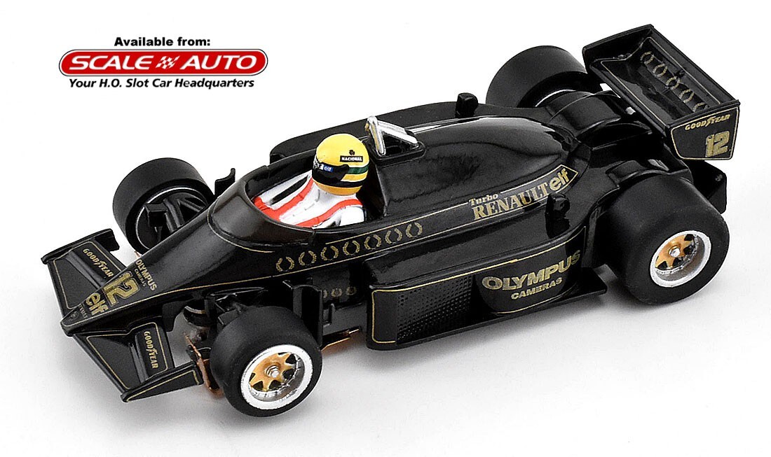 AFX Mega G+ Ayrton Senna 1985 Lotus 97T Formula 1 HO Slot Car #22113 NEW RELEASE