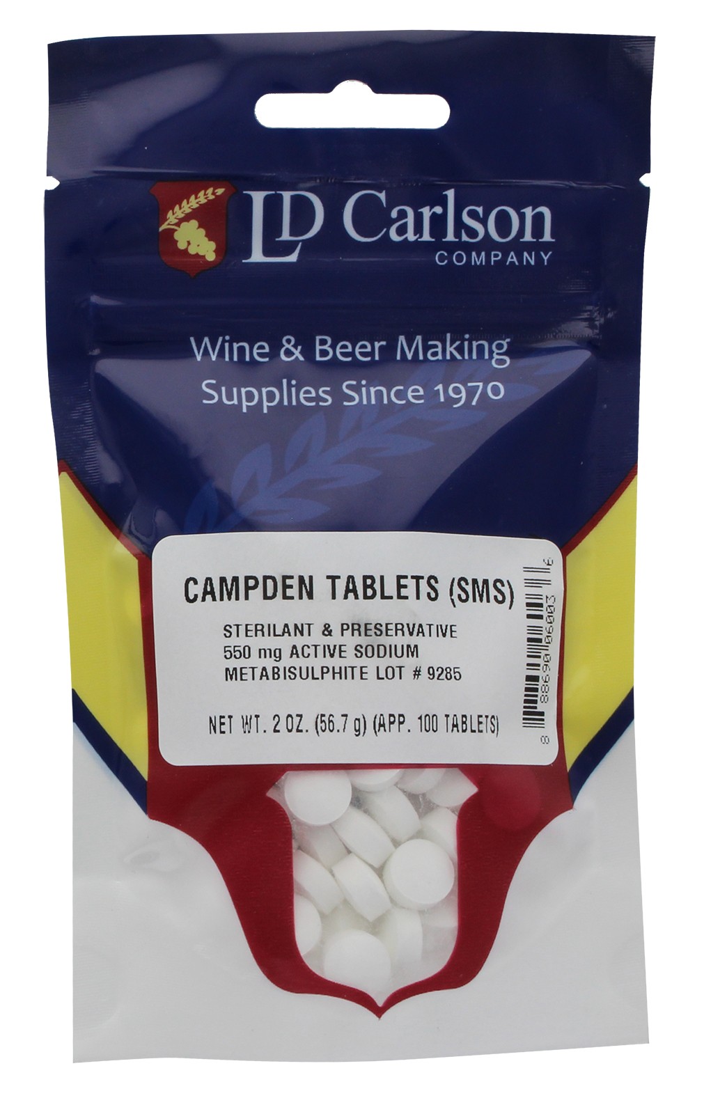 Campden Tablets (sodium metabisulfite) - 100 Tablets