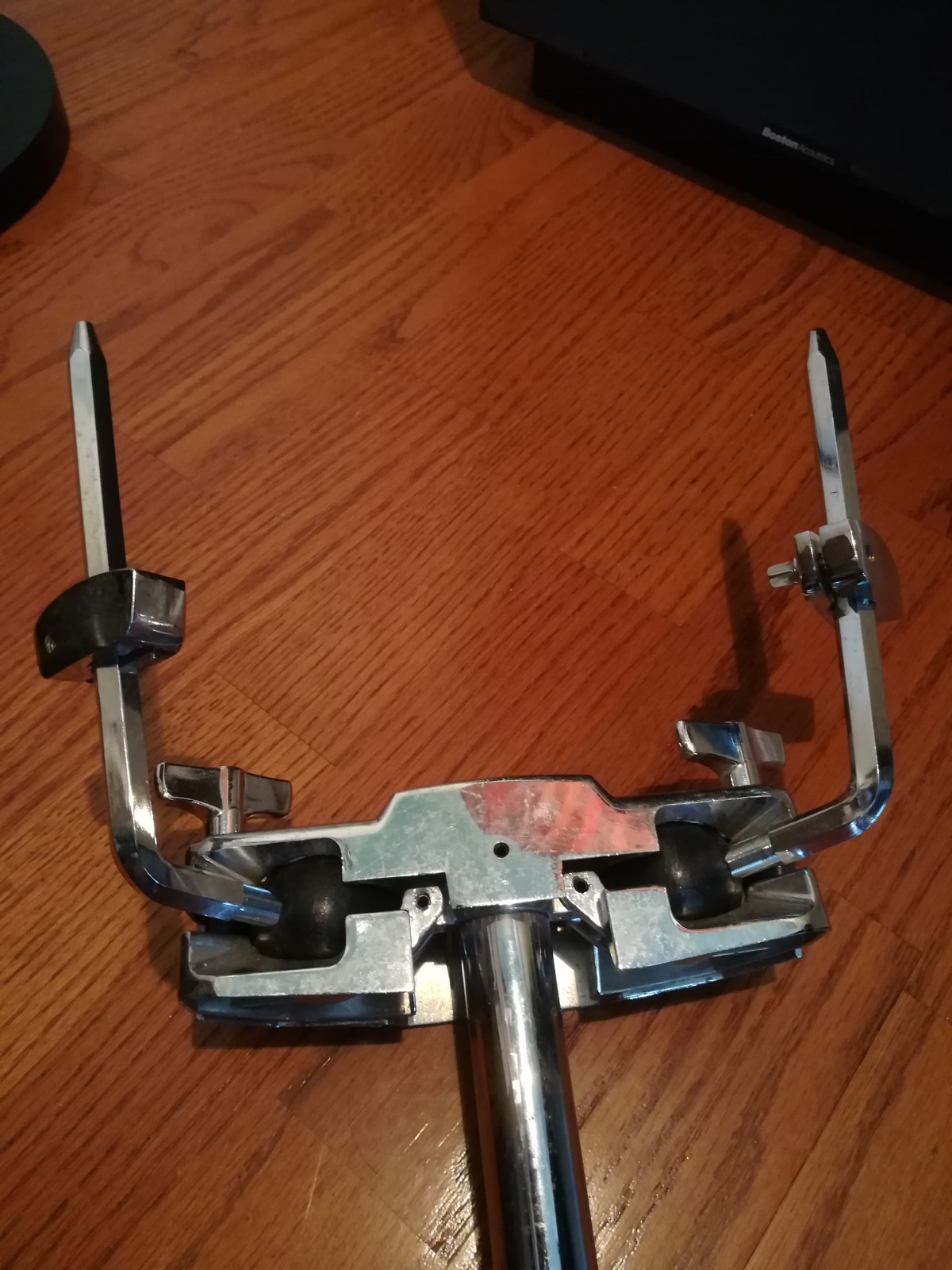 Mapex Ball and Socket Style Double Tom Holder Hex Arm Memory Locks Great Shape