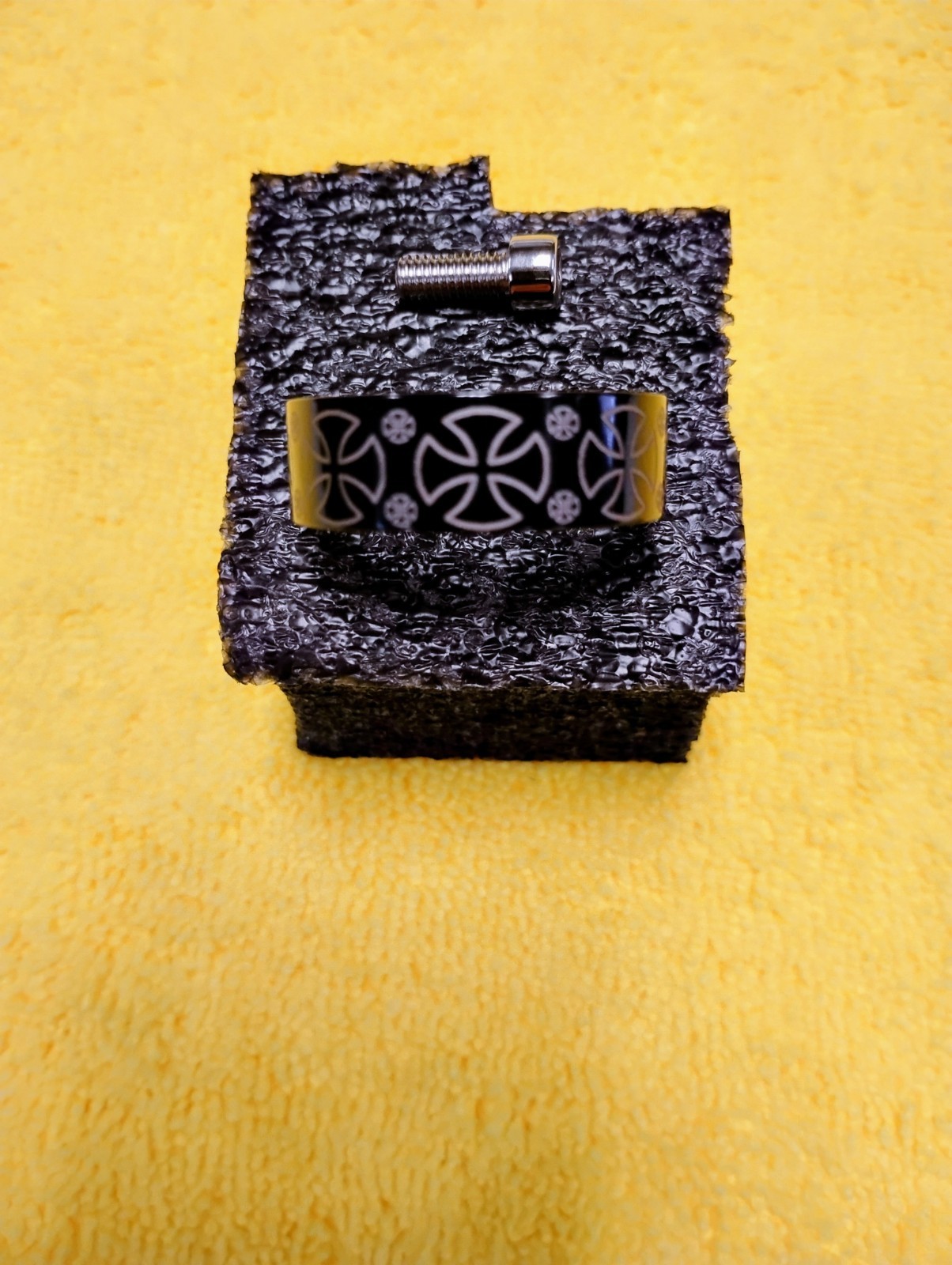 CCM Paintball   polished Black clamp ring for CCM feed necks
