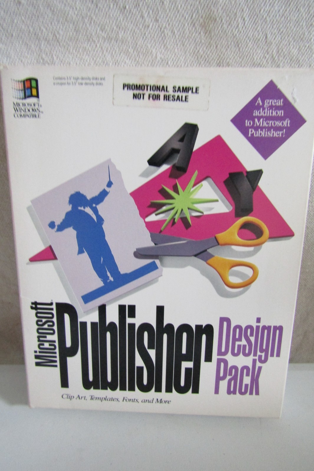 MICROSOFT PUBLISHER DESIGN PACK - SOFTWARE - 1994