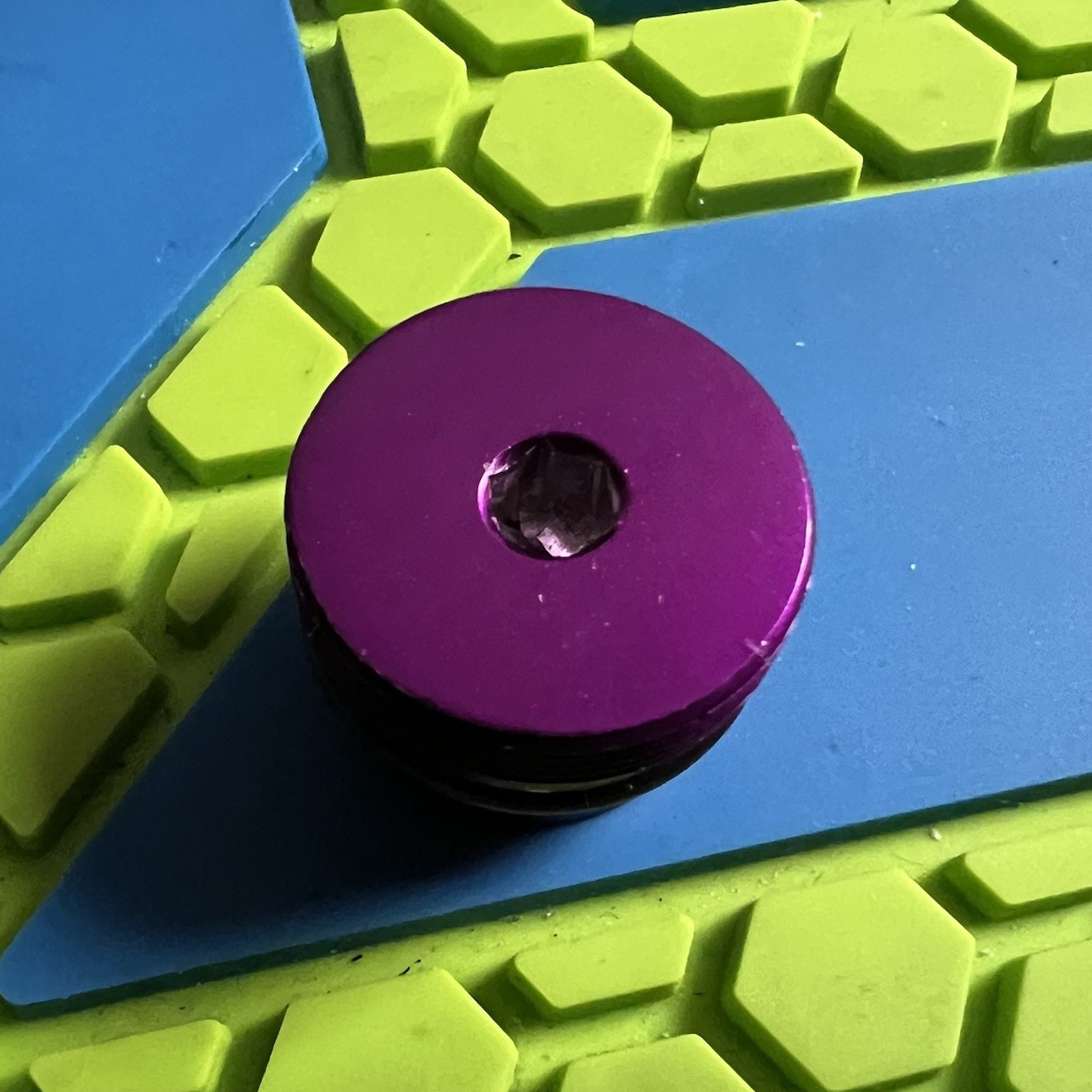 WDP ANGEL PAINTBALL MARKER END CAP/ PLUG - PURPLE -LED LCD IR3 A4 FLY 03/04/05