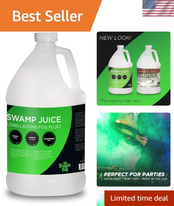 USA-Made Swamp Juice - 1 Gallon Fog Fluid with Up to 2 Hours of Hang Time