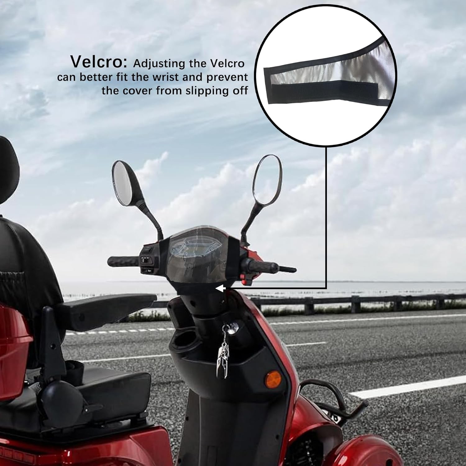 Mobility Scooter Control Panel Cover Waterproof Tiller Dash Board Accessory Part