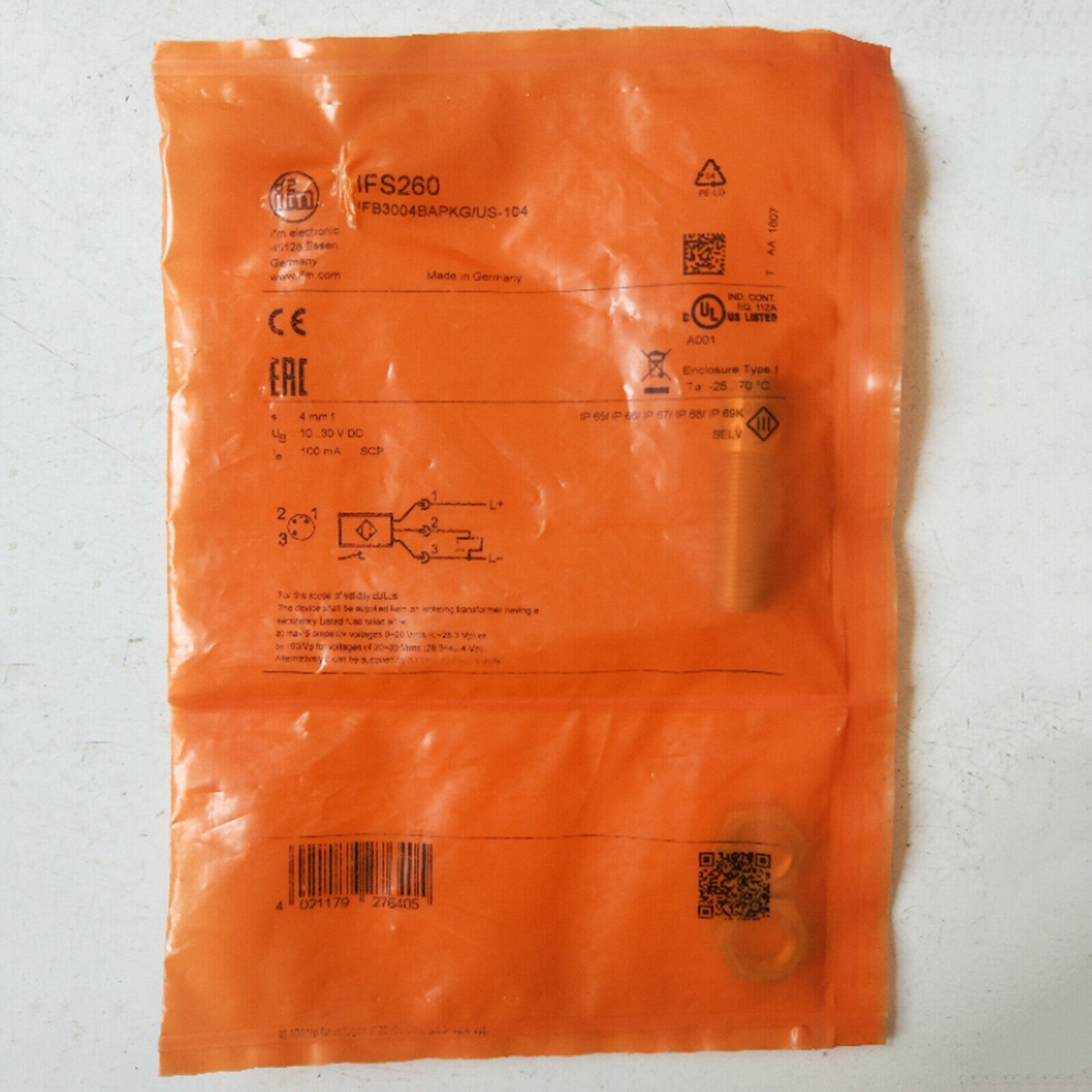 IFM IFS260 Proximity Switch Sensor New