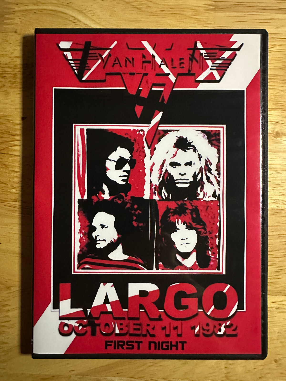 Van Halen - Largo First Night 1982 Live DVD Eddie Alex David Lee Roth