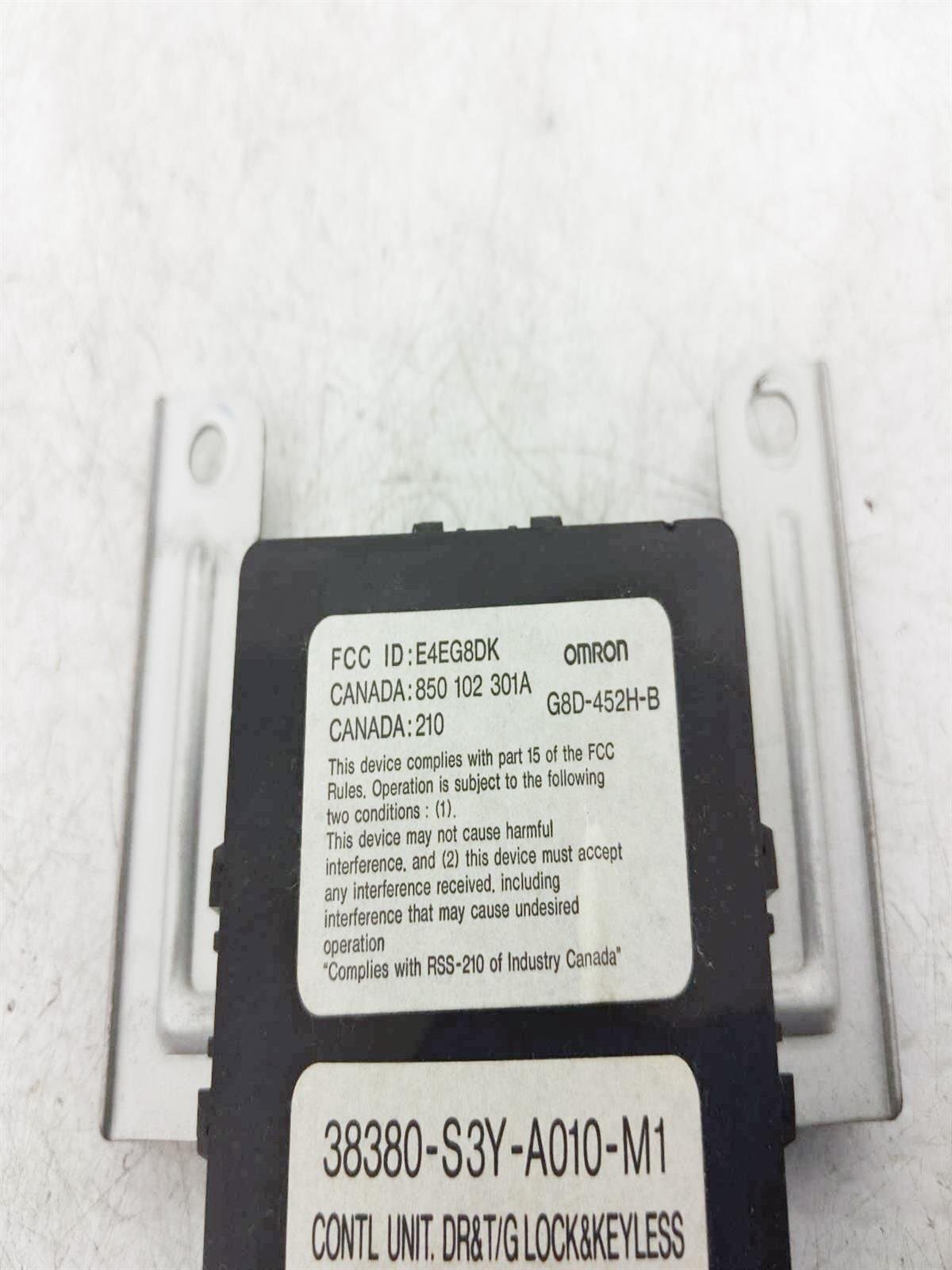 2000-2006 Honda Insight Keyless Entry Control Unit 38380-S3y-A01