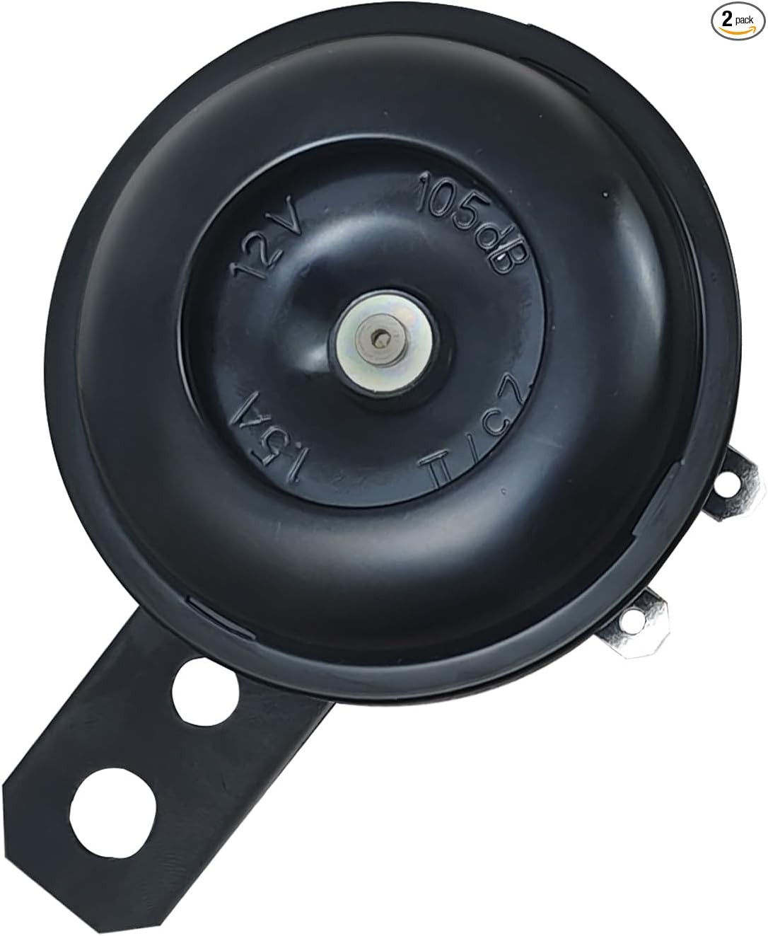 2 Pcs Disc Horn High Low Universal Motorcycle Electric Horn Number of Items: 2