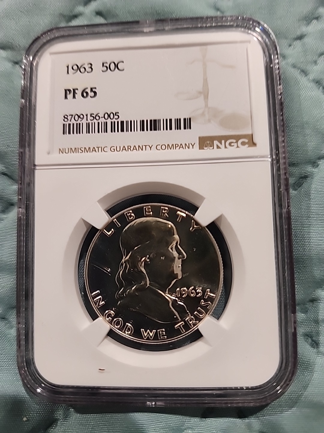 1963 Franklin Half Dollar Proof Silver