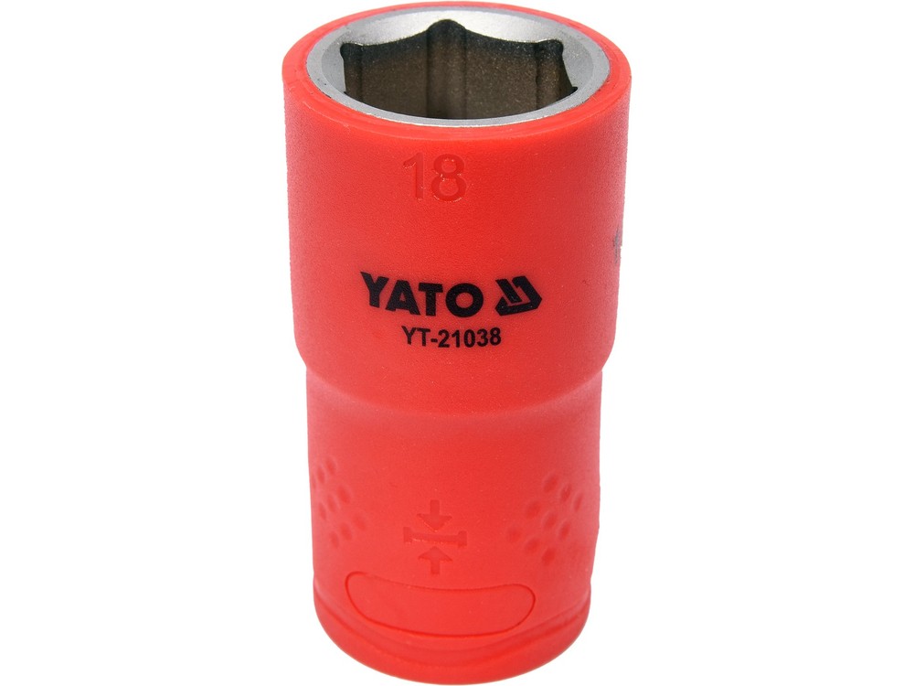 Yato socket wrench insert fully insulated 18 mm 1/2" hexagonal VDE 1000 YT-21038
