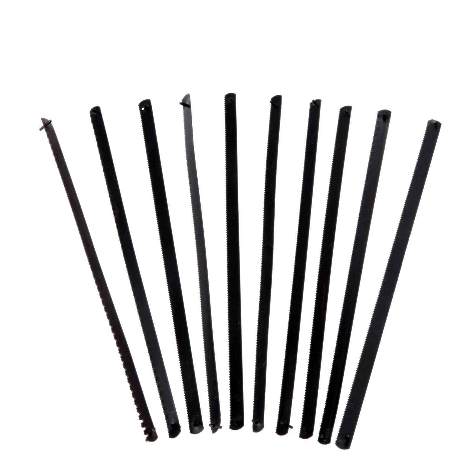 dophee 10Pcs 6 inch 150mm 24T Mini Hacksaw Blade Replacement, Black