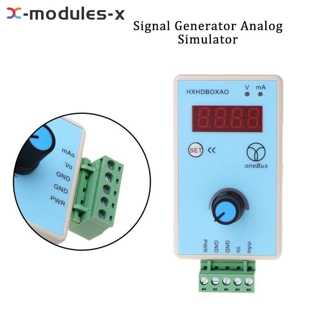 Adjustable Current Voltage Analog Simulator Output Signal Generator DC 15-26V