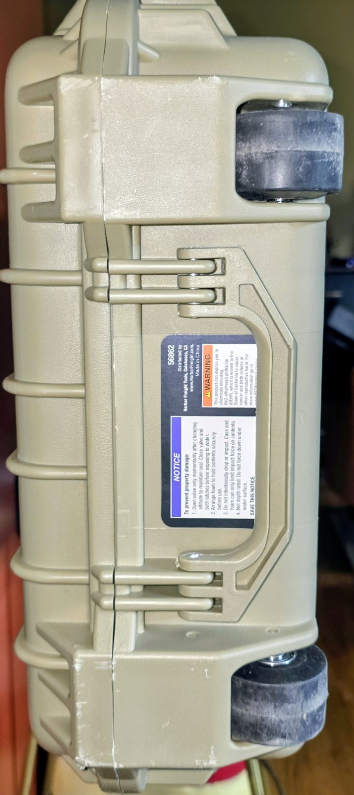 APACHE 9800 Weatherproof Protective Roller Case, Long, Tan☆