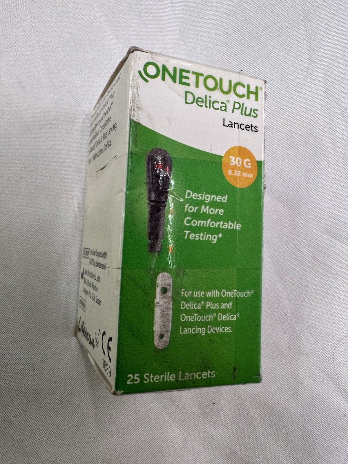 One Touch  Delica Plus Lancets- 30 Fine Gauge-25 Lancets Exp 12/27