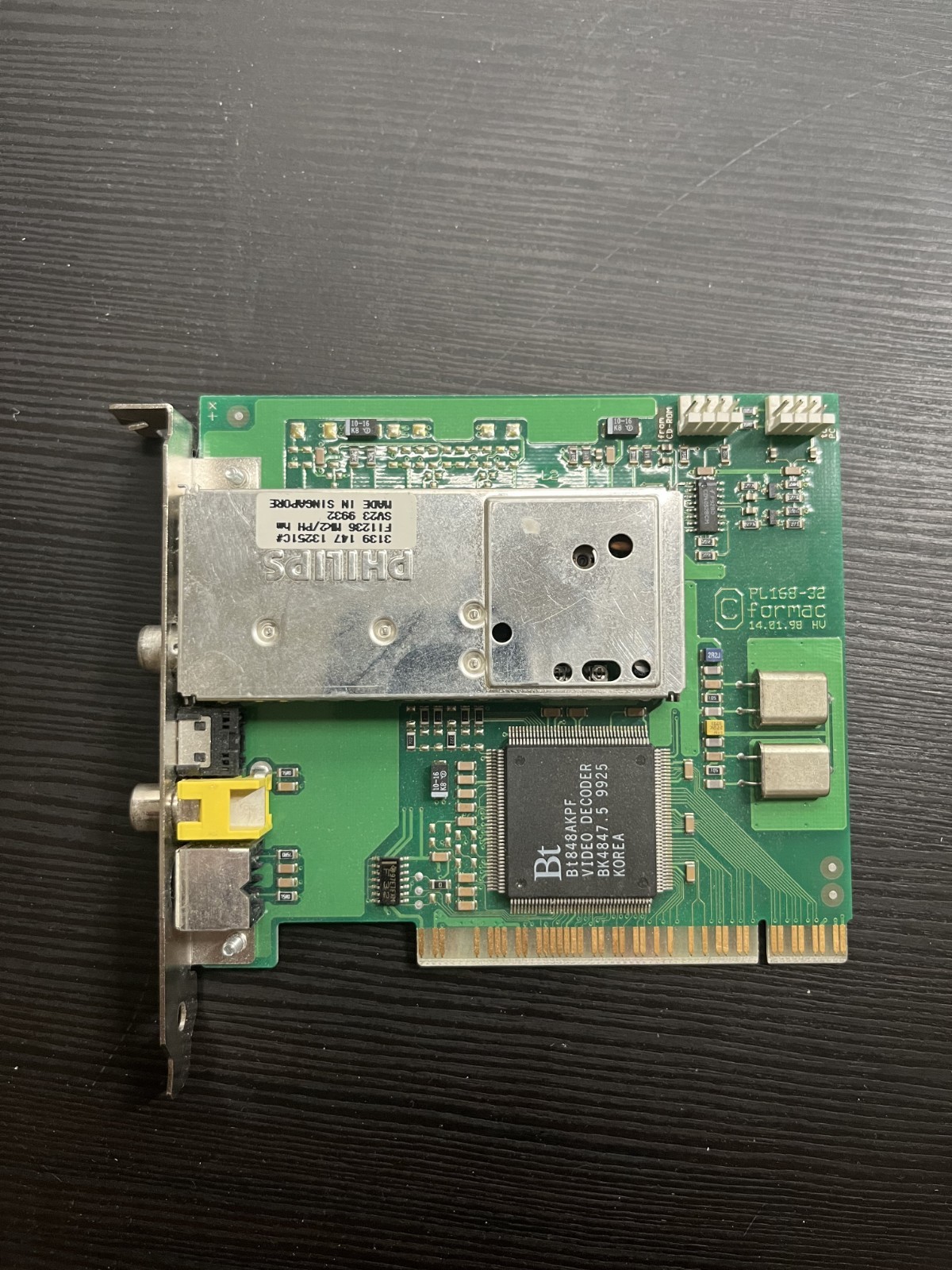FORMAC PROTV PNTV40-0 PCI TV CARD FOR APPLE MACINTOSH  PL168-32
