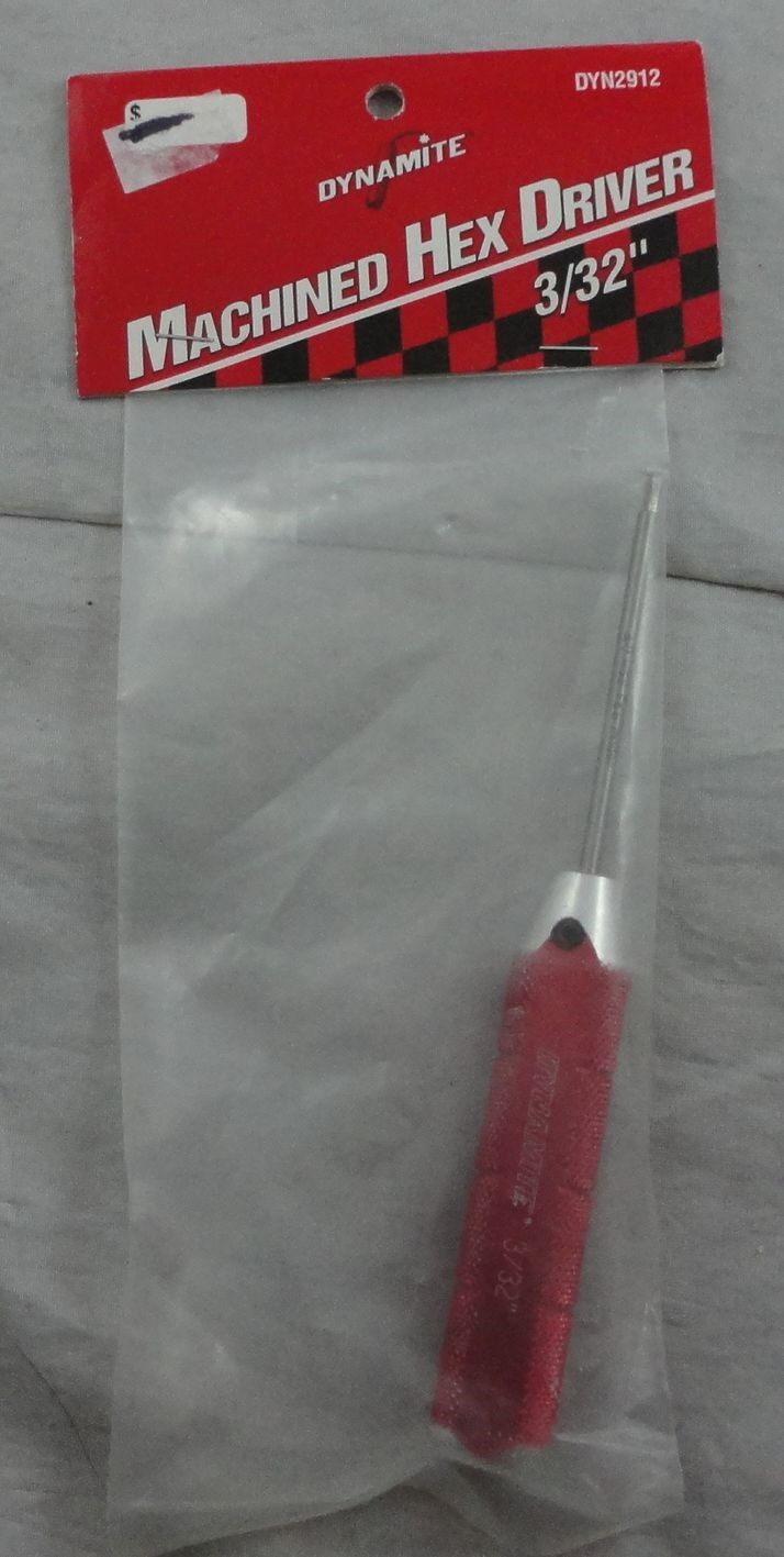 Dynamite 3/32" Hex Wrench Driver w/Alloy Handle DYN2912