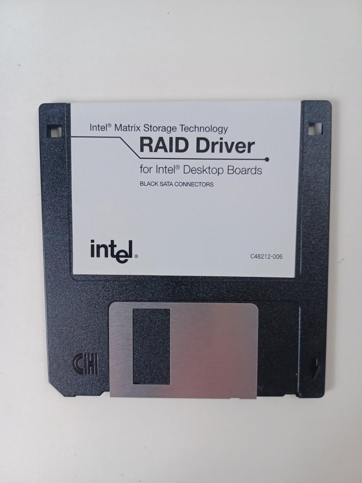Floppy Disk Intel Matrix Storage RAID Driver for Intel Desktop Boards Black SATA