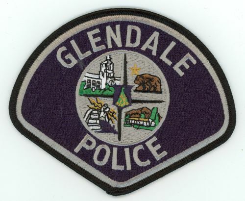CALIFORNIA CA GLENDALE POLICE NICE SHOULDER PATCH SHERIFF