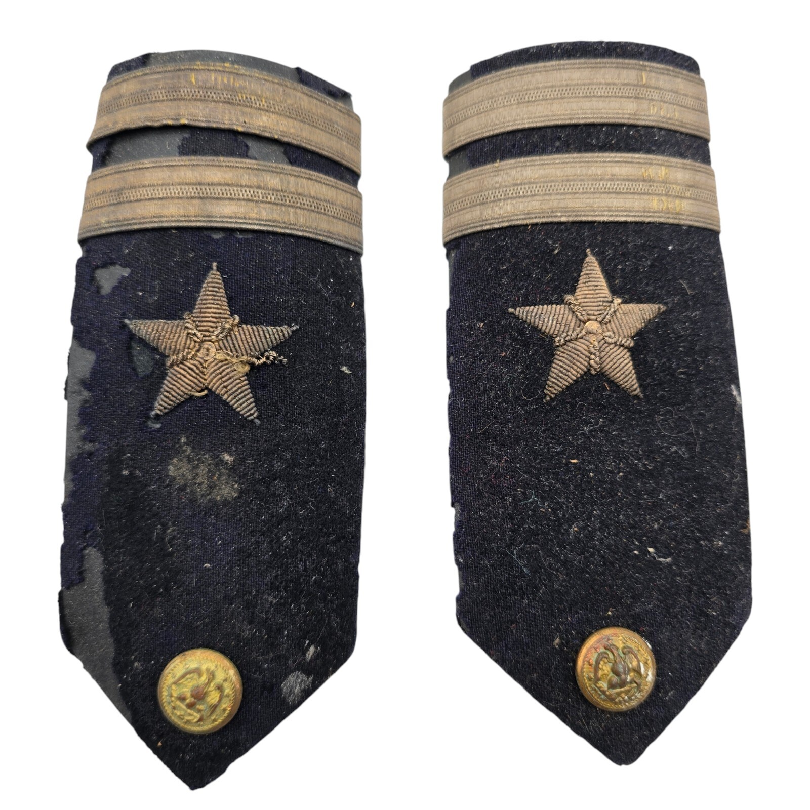 2 USN US Navy Hard Shoulder Boards ENSIGN RANK